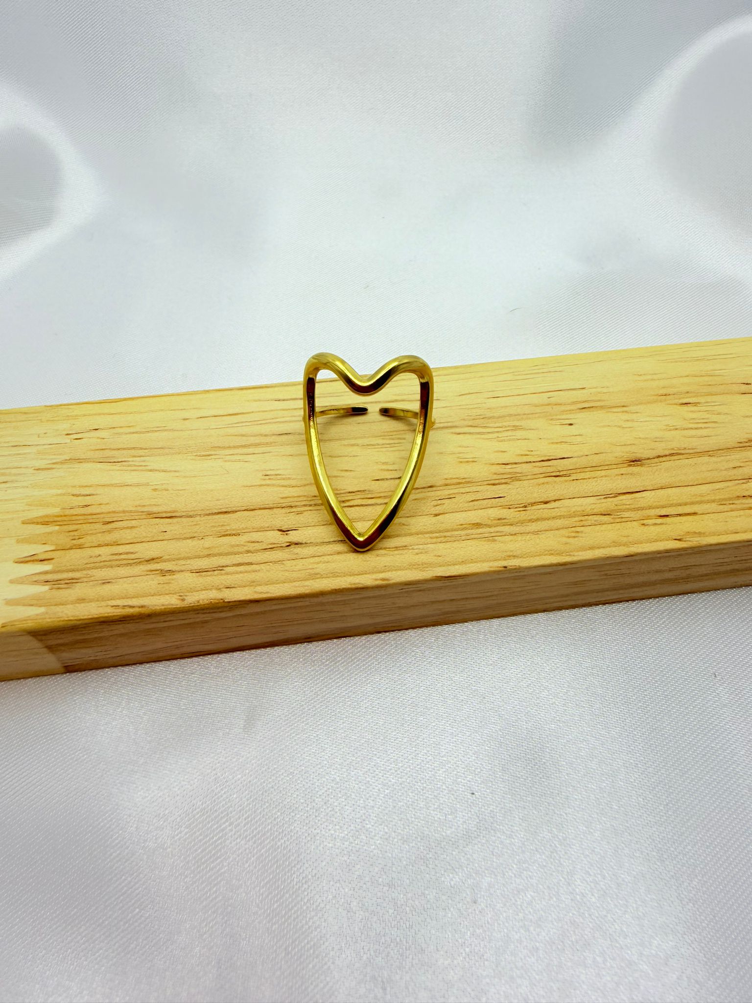 Anello Cuore Grande Oro