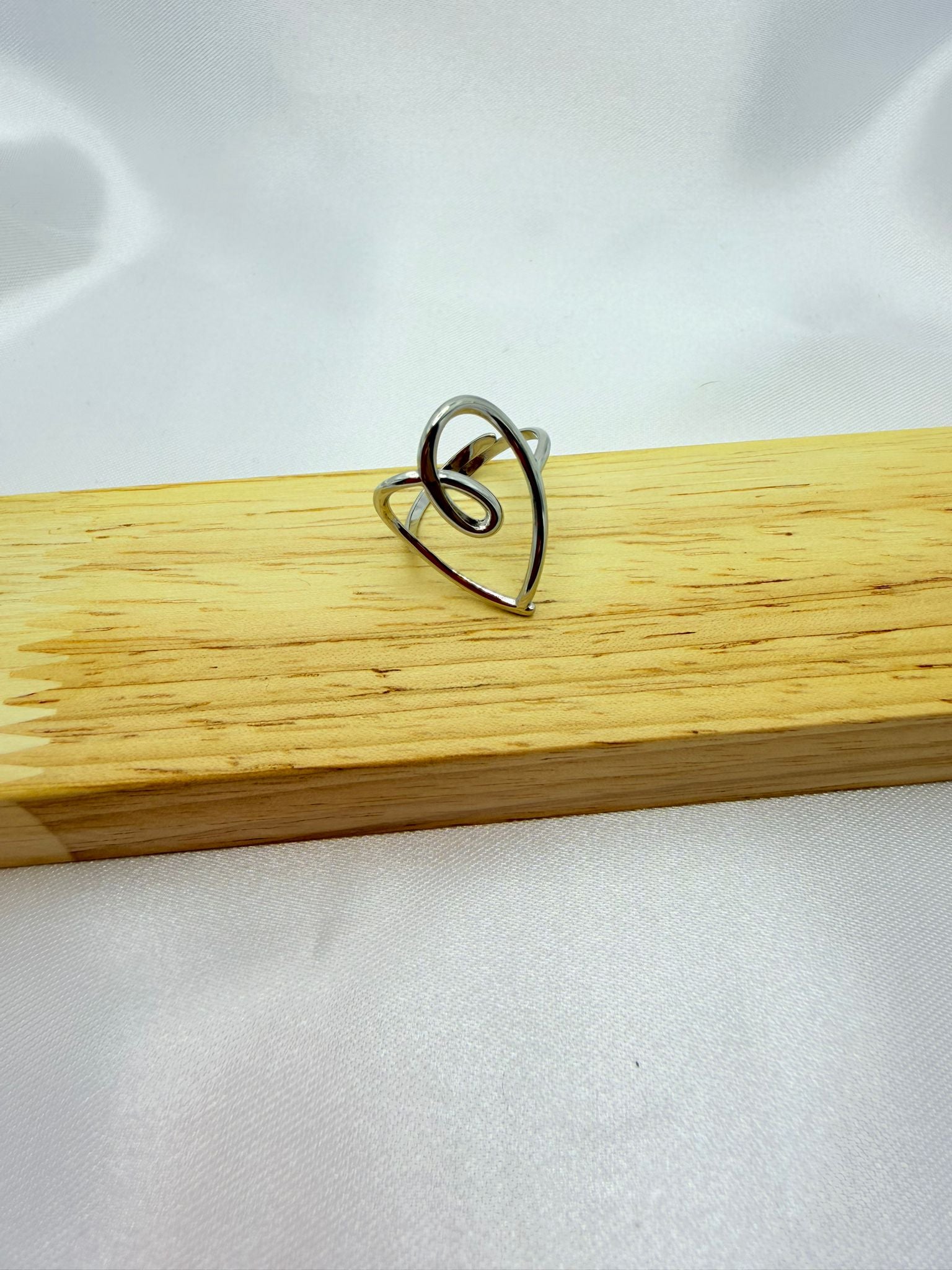 Anello Cuore Piccolo Argento