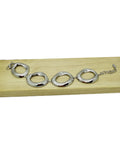 Bracciale Ad Anelli Argento