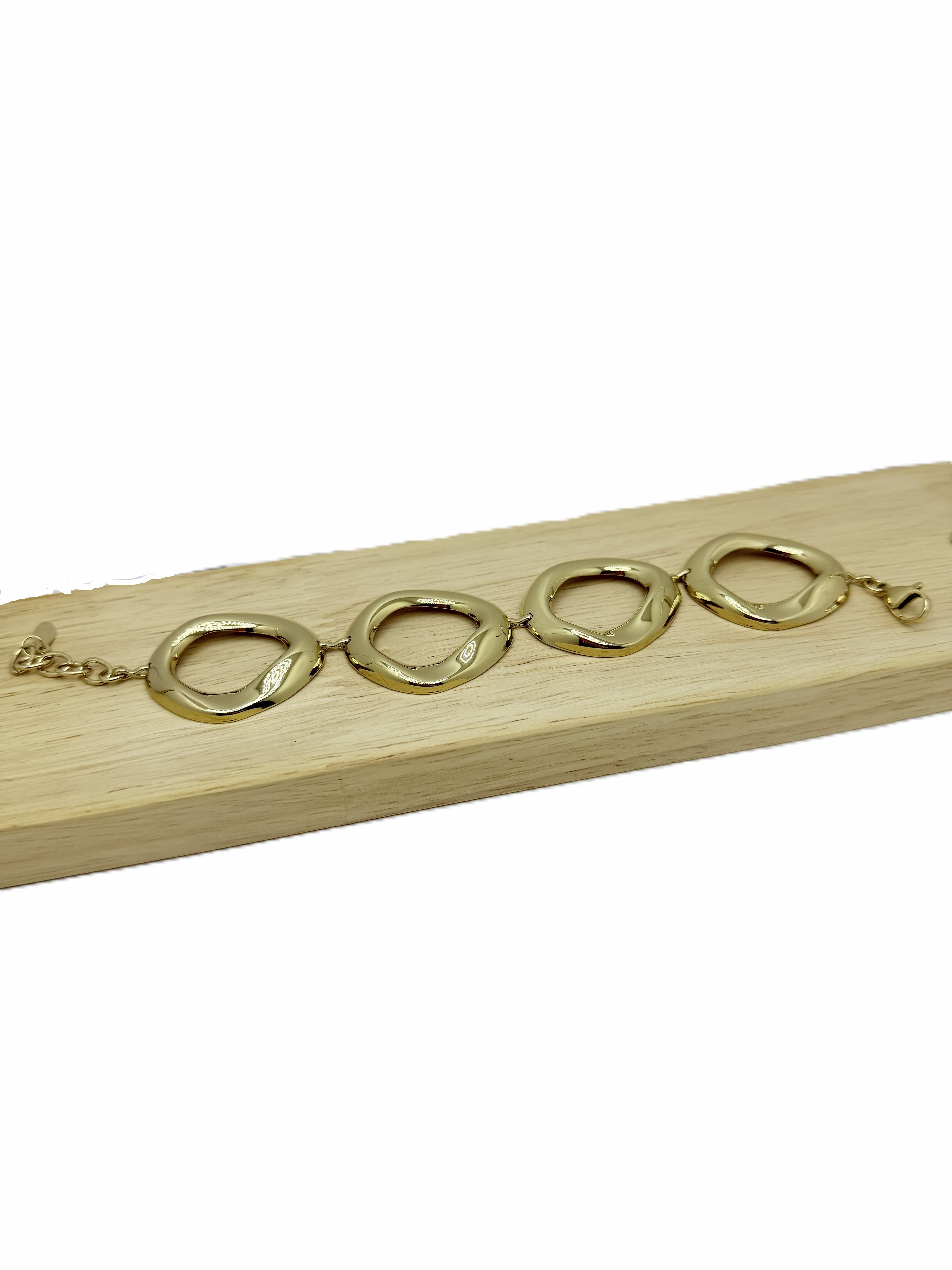 Bracciale Ad Anelli Oro