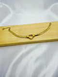 Bracciale Cuore Traforato Oro