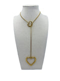 Collana Sali e Scendi con Cuore Oro
